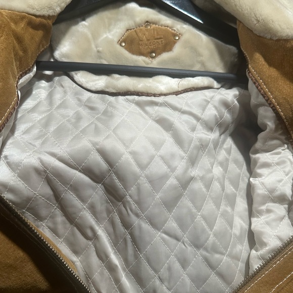 Wilson’s Leather Penney Lane Choker Collar Bomber Jacket - Picture 4 of 8